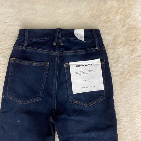 Good Waist Good American Jeans Size 25 - Picture 3 of 4